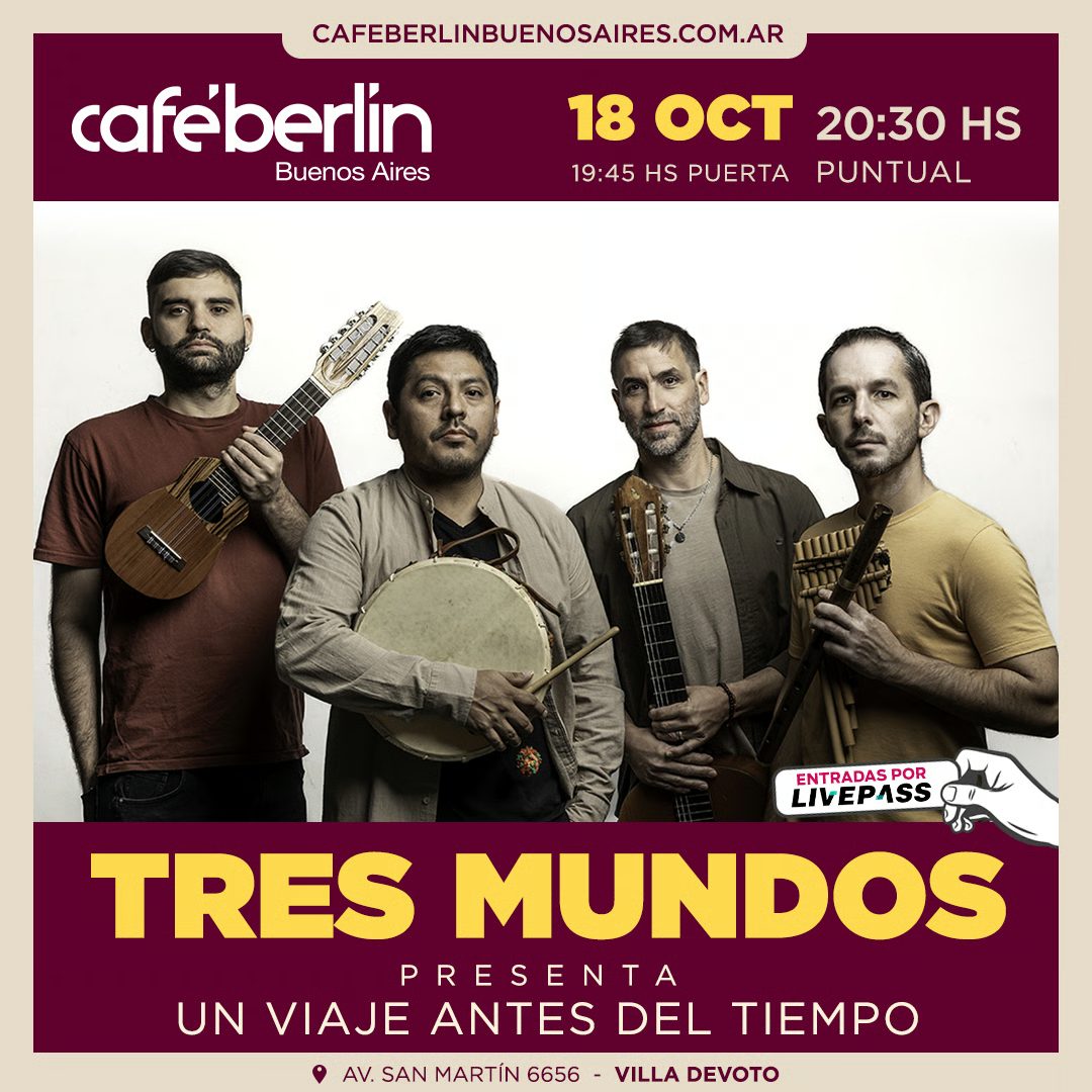 Bild der Quelle — Tres Mundos en Cafe Berlin