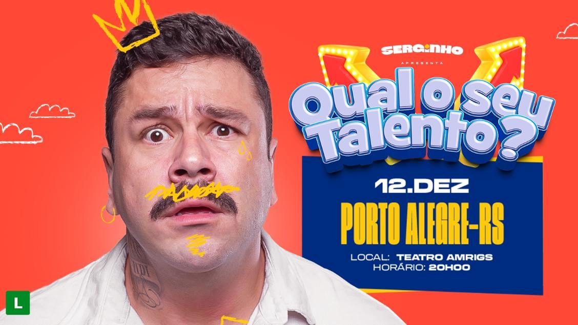 Imagem da fonte — SERGINHO LACERDA em PORTO ALEGRE/RS - VIDA DE PAI