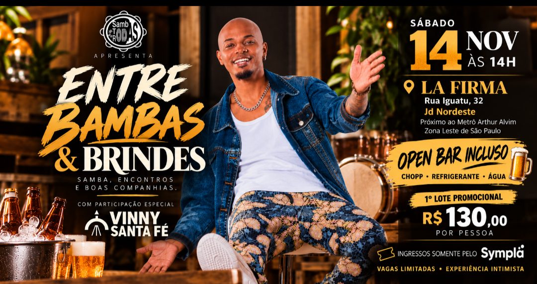 Imagen de la fuente — Entre Bambas e Brindes - Roda de Samba