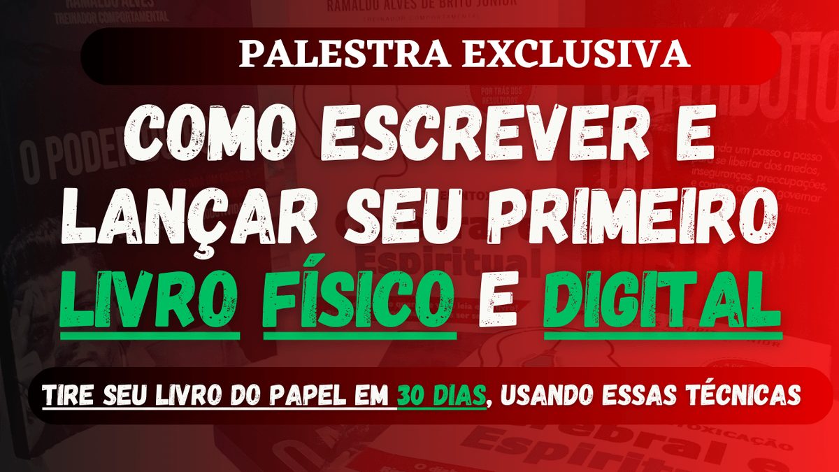 Imagem da fonte — COMO ESCREVER E LANÇAR SEU PRIMEIRO LIVRO - PASSO A PASSO