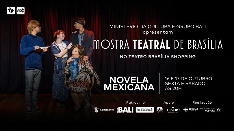 출처 이미지 — Novela Mexicana 16 e 17/10, na Mostra Teatral de Brasília