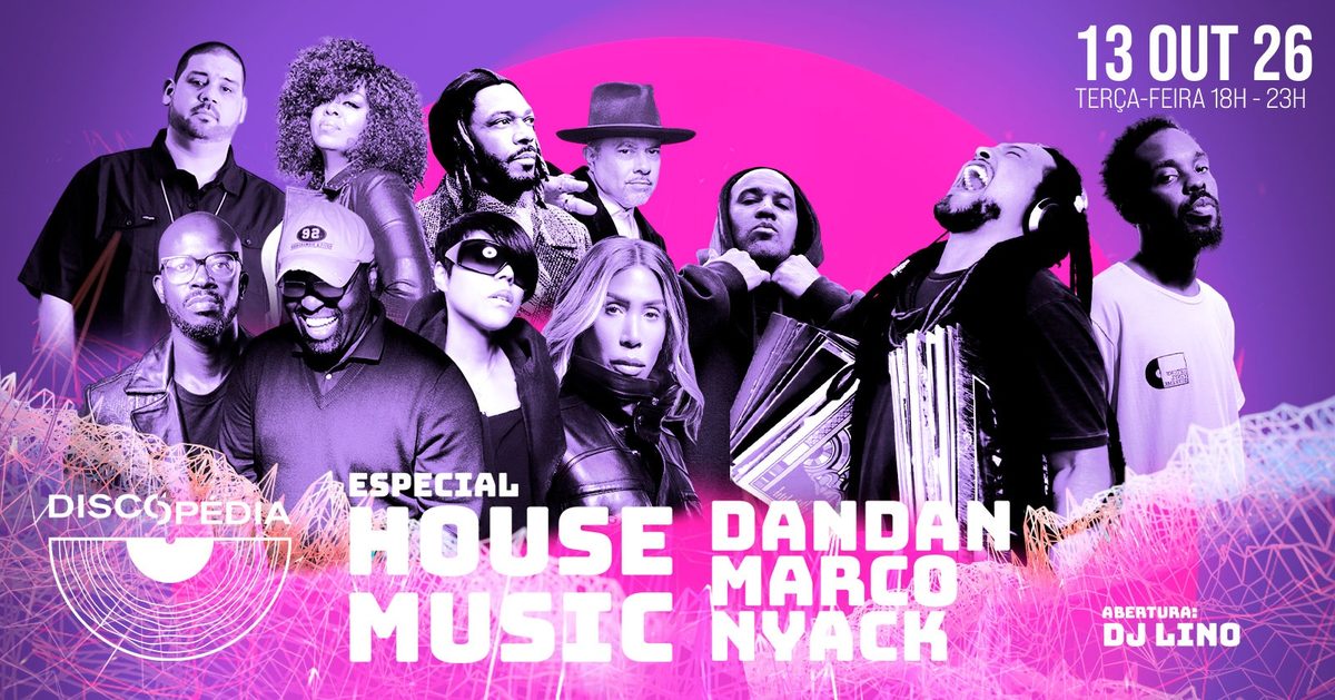 Image de la source — Discopédia Especial House Music| 13 De Outubro | Cortina