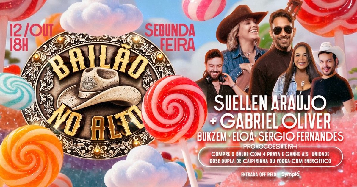 Immagine della fonte — BAILÃO NO ALTO - com Suellen Araújo e Gabriel Oliver