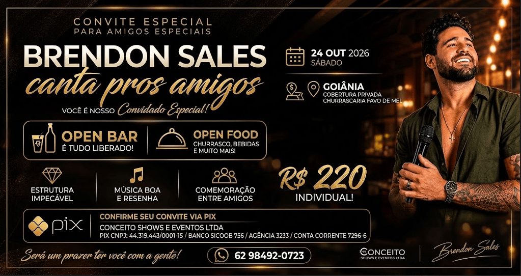 Imagem da fonte — Brendon Sales | Canta pros Amigos