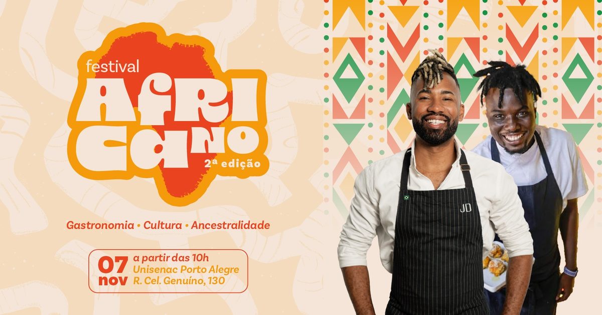 출처 이미지 — Banquete Africano - 2 Festival Africano - Africas no Centro