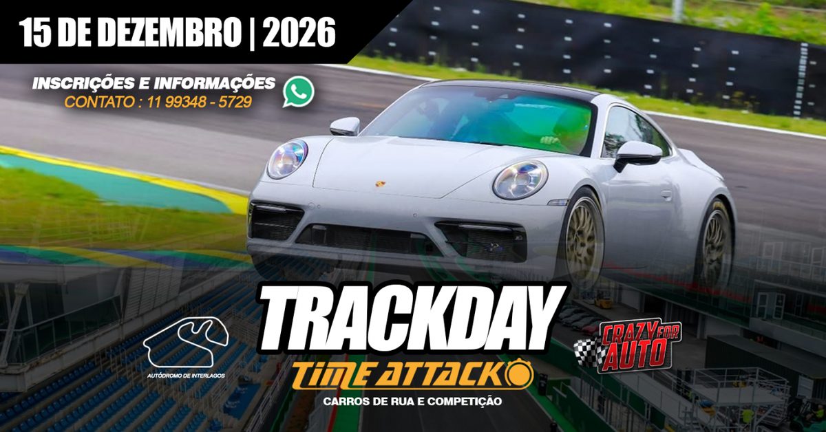 Imagem da fonte — TRACK DAY E TIME ATTACK EM INTERLAGOS - 15 DE DEZEMBRO DE 2026