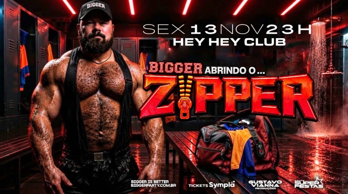 Imagen de la fuente — O VESTIÁRIO - ZIPPER by BIGGER - SEXTA, 13 NOVEMBRO, 23H