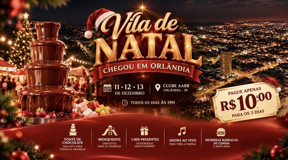 Imagem da fonte — Vila de natal orlândia
