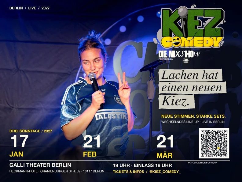 Imagem da fonte — Kiez Comedy – the mixed-genre show, powered by Chaos Comedy Club