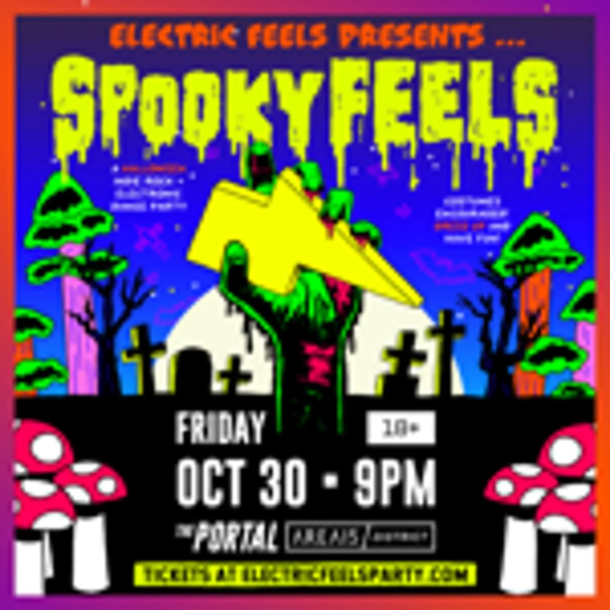 Imagem da fonte — Spooky Feels: A Halloween Indie Rock + Electronic Dance Party