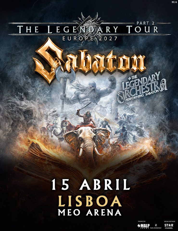 Imagem da fonte — SABATON | The Legendary Tour 2027