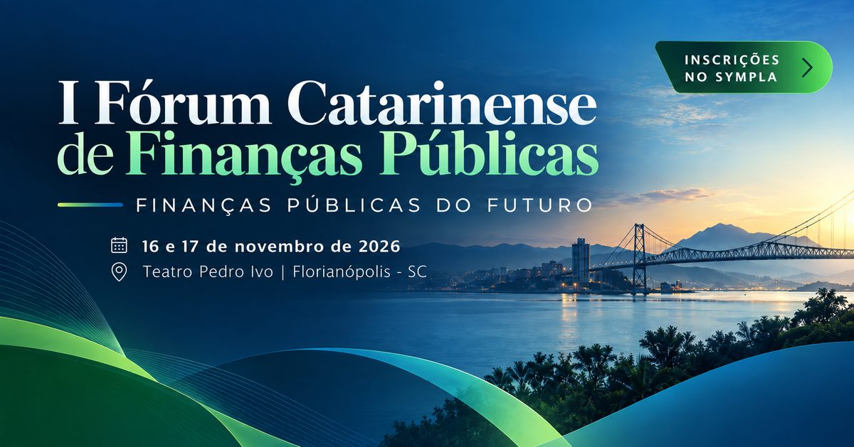 Imagen de la fuente — 1 FÓRUM CATARINENSE DE FINANÇAS PÚBLICAS