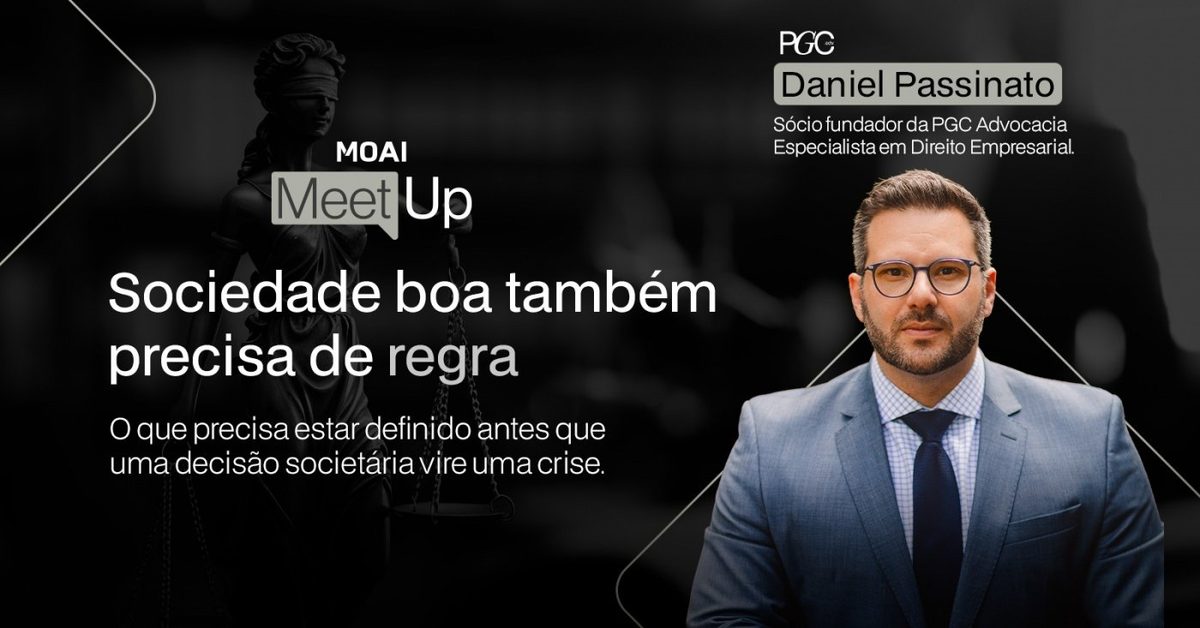 Imagem da fonte — MOAI Meetup |Sociedade boa também precisa de regra
