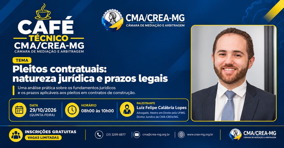 Imagen de la fuente — Café da CMA - Pleitos contratuais: natureza jurídica e prazos legais