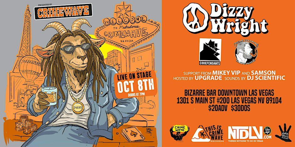 Imagem da fonte — Crime Wave Presents Dizzy Wright and Codefendants