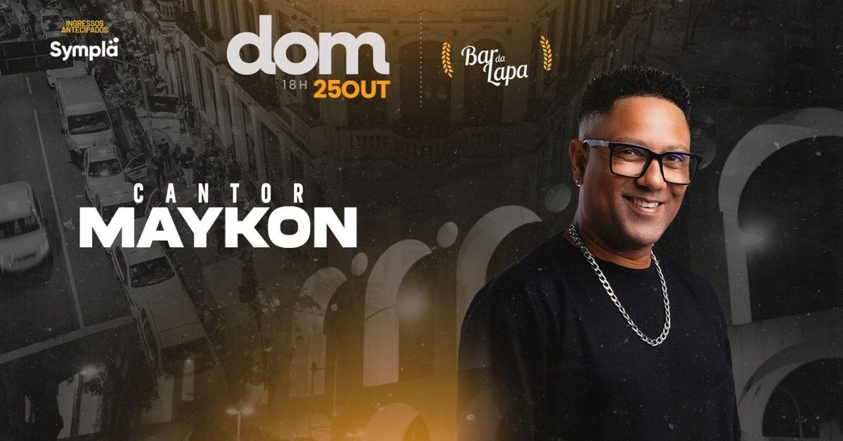 Imagem da fonte — CANTOR MAYCON NO BAR DA LAPA