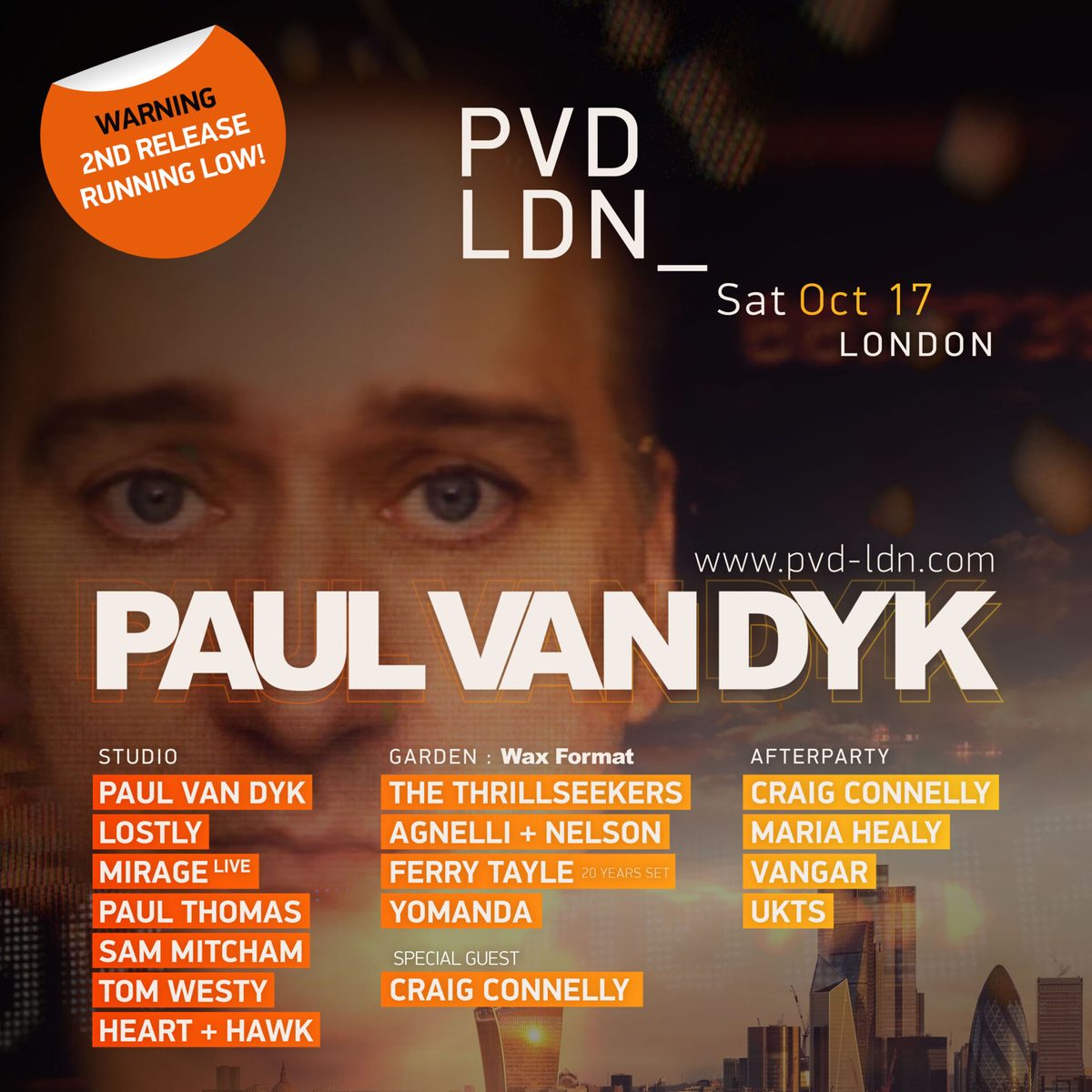 Imagen de la fuente — Paul Van Dyk London Homecoming