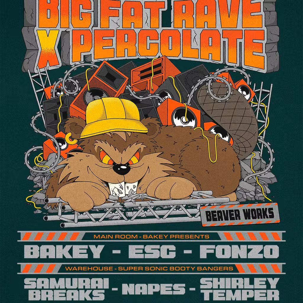 Imagem da fonte — Big Fat Beaverworks Rave