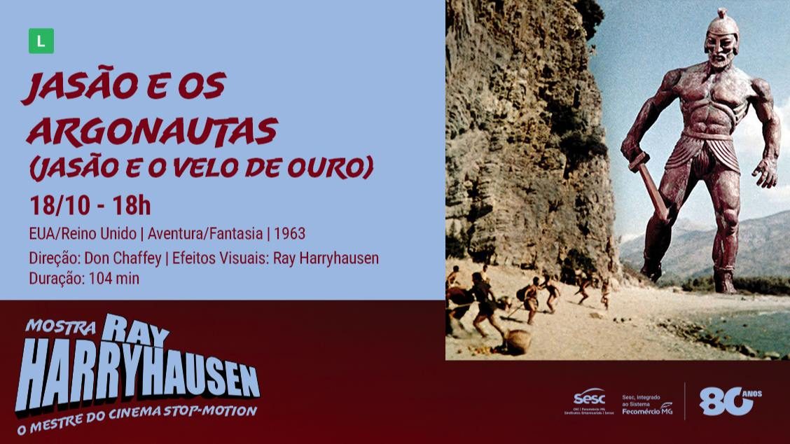 Bild der Quelle — MOSTRA RAY HARRYHAUSEN – O MESTRE DO CINEMA STOP-MOTION: JASÃO E OS ARGONAUTAS (JASÃO E O VELO DE OURO)