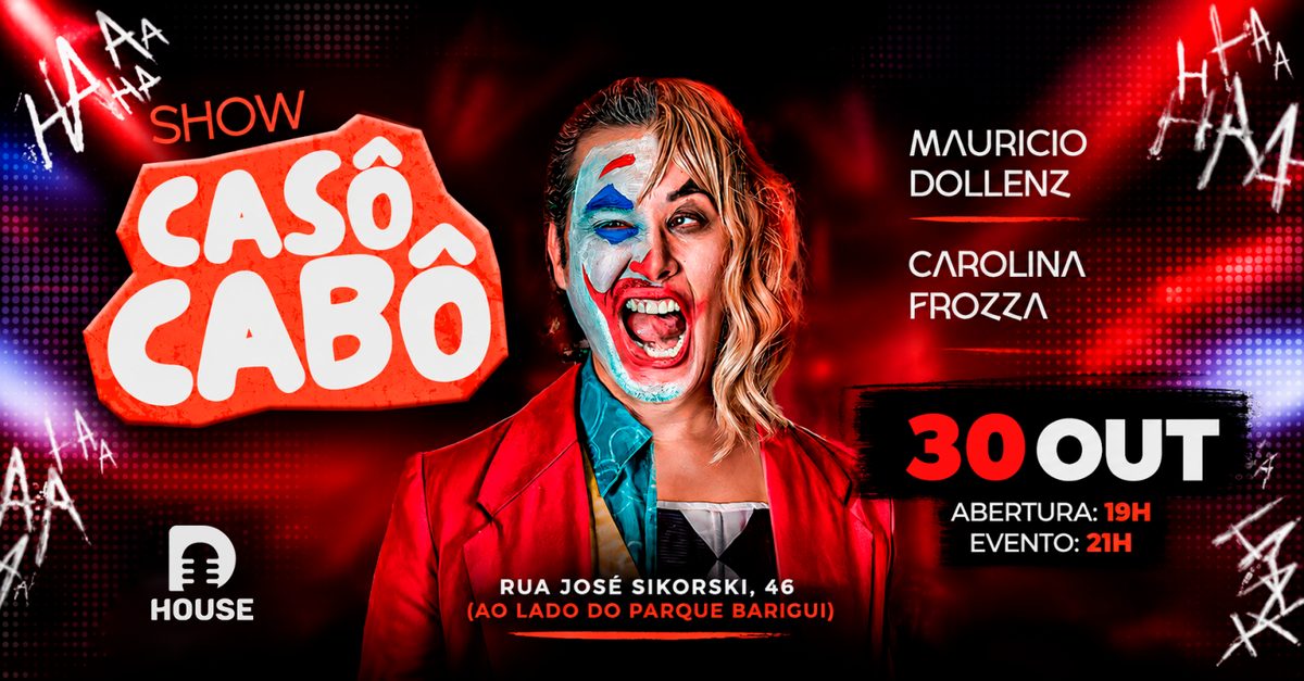 Bild der Quelle — Casô Cabô com Mauricio Dollenz e Carolina Frozza / Stand up Comedy