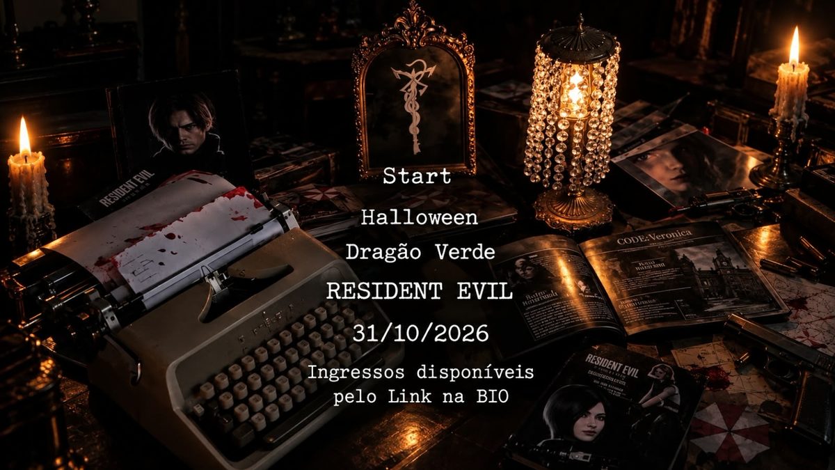 Imagen de la fuente — Halloween Dragão Verde (RESIDENT EVIL)