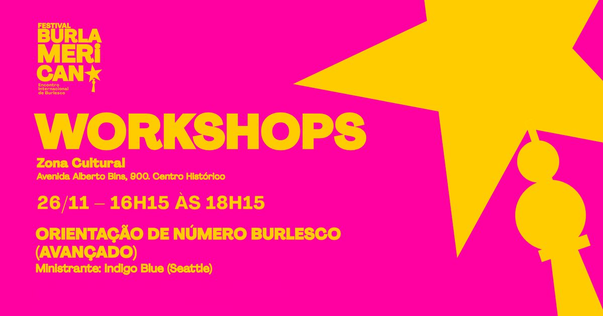 Imagen de la fuente — Workshop avançado Orientação de número Burlesco com Miss Indigo Blue