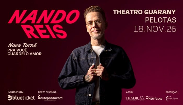 Imagen de la fuente — Nando Reis — Pra Você Guardei o Amor — Nando Reis "Pra Você Guardei o Amor" - Pelotas