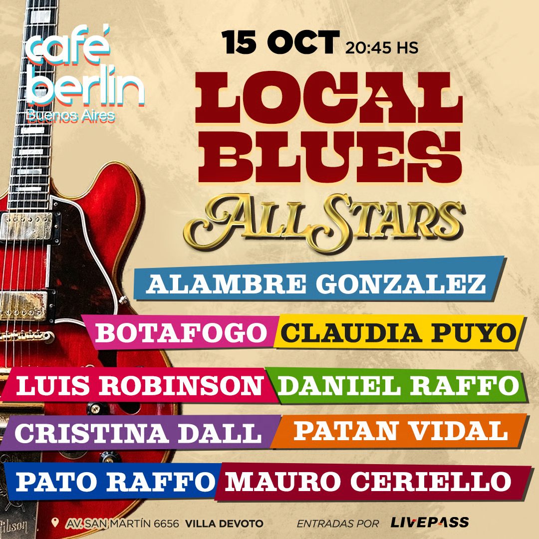 Bild der Quelle — LOCAL BLUES All Stars en Cafe Berlin