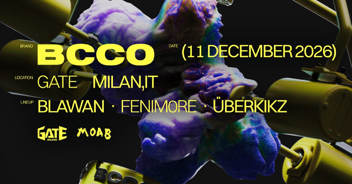 Immagine della fonte — BCCO: Blawan & Überkikz & FENIM0RE