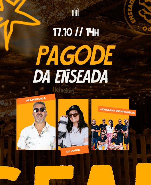 Imagem da fonte — Pagode da Enseada com Mandiuca, Dj Juice e Horário de Brasília