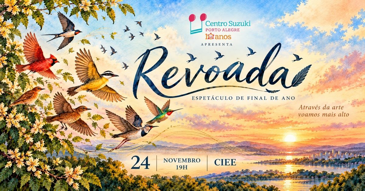 出典の画像 — REVOADA - Espetáculo de Final de Ano Centro Suzuki Porto Alegre