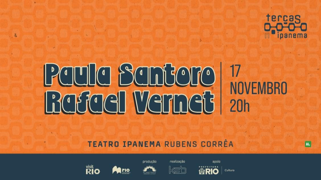 Imagem da fonte — Terças no Ipanema - Paula Santoro e Rafael Vernet