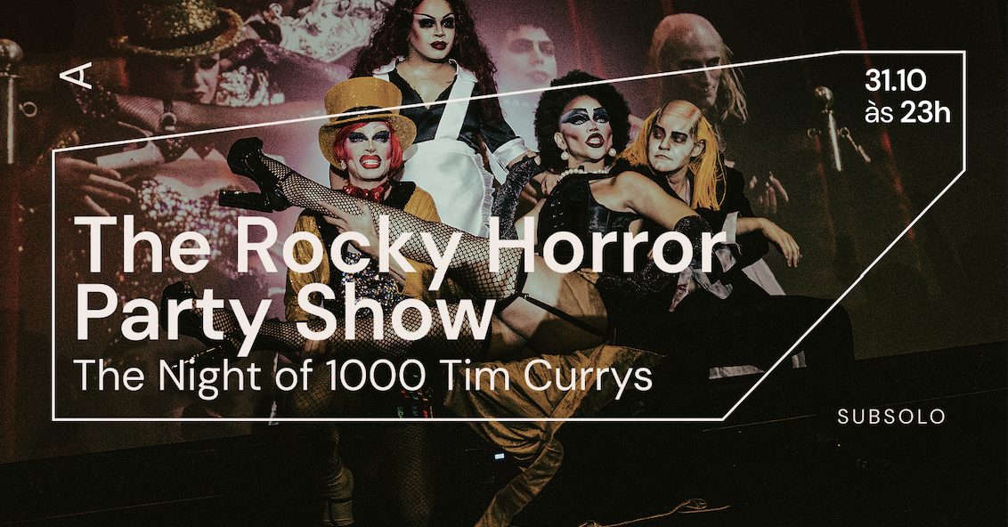 Imagem da fonte — The Rocky Horror Party Show | 31.10 | Cortina