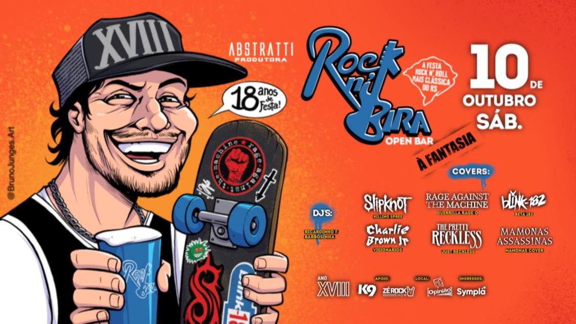 Imagem da fonte — Rock N' Bira - Open Bar - Aniversário 18 anos