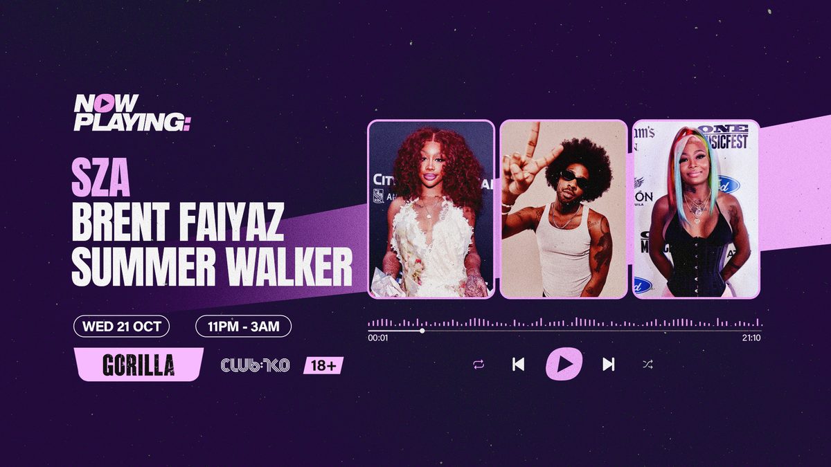 Imagem da fonte — NOW PLAYING: SZA, Brent Faiyaz & Summer Walker