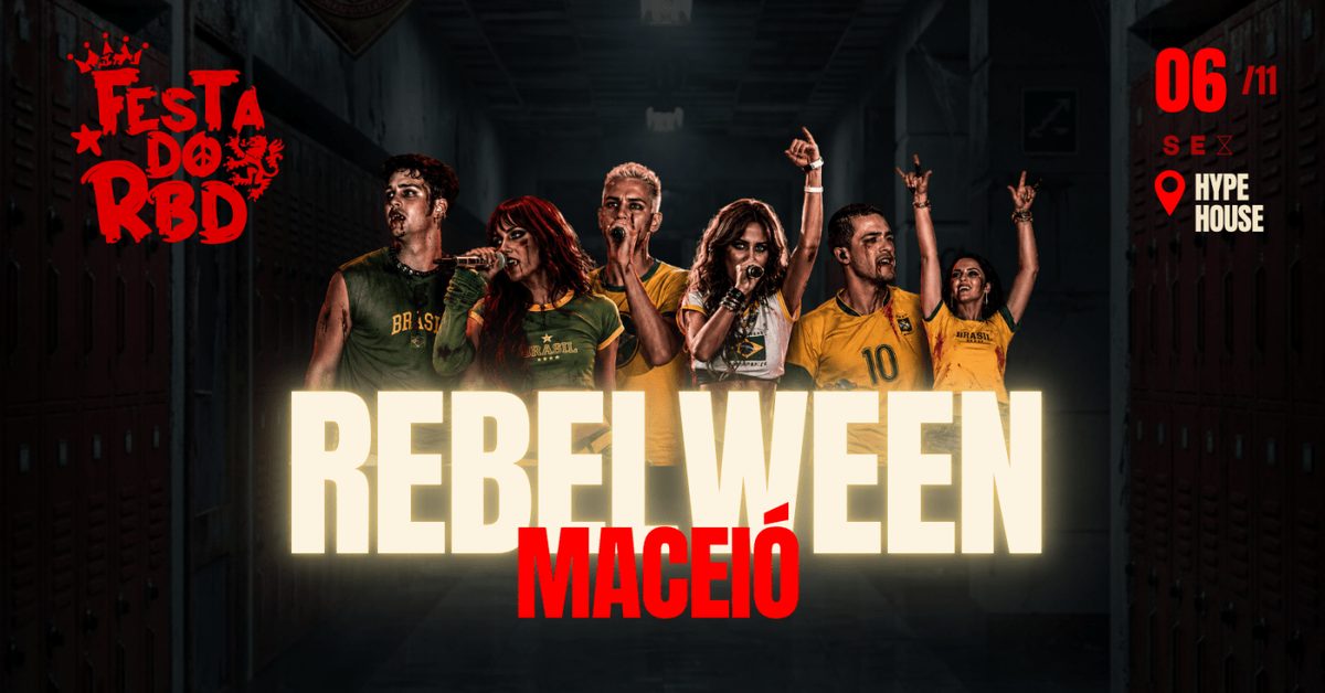 Immagine della fonte — FESTA DO RBD - EDIÇÃO REBELWEEN - MACEIÓ