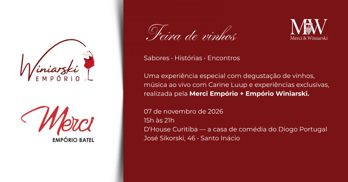 Source image — Feira de Vinhos Curitiba - Merci & Winiarski