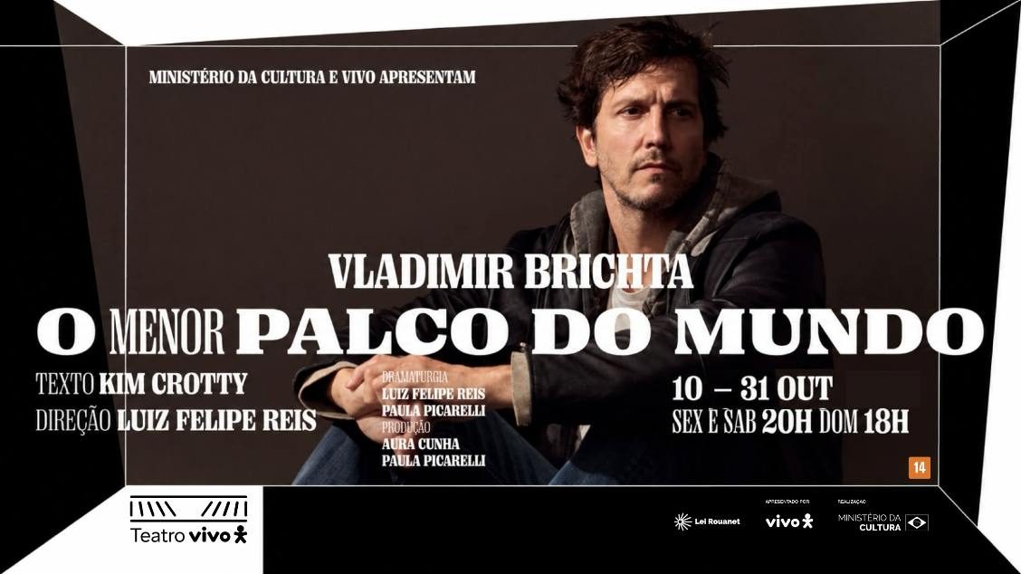 Imagem da fonte — O MENOR PALCO DO MUNDO com Vladimir Brichta