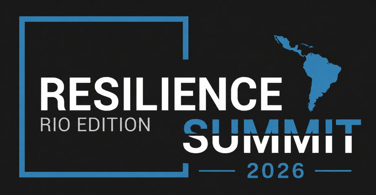 Imagem da fonte — Resilience Summit 2026 | Rio de Janeiro Edition