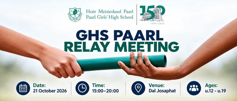 Imagem da fonte — HMS Aflosbyeenkoms | GHS Relay Athletics Meeting