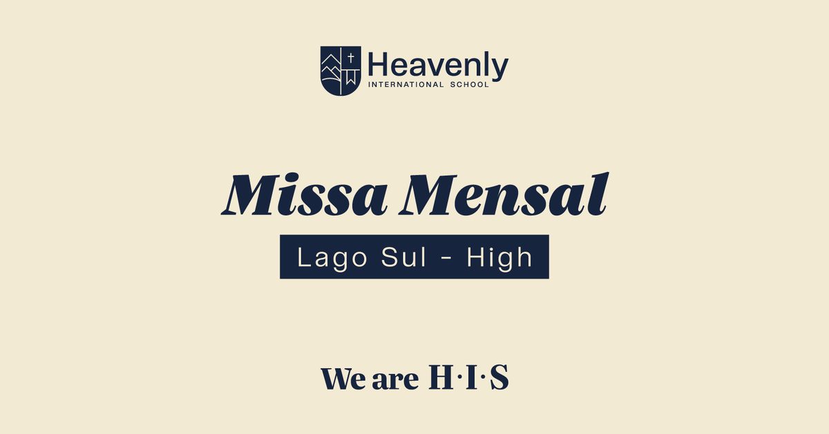 Imagen de la fuente — Missa Mensal - 09/10/2026 - Unidade High - Lago Sul
