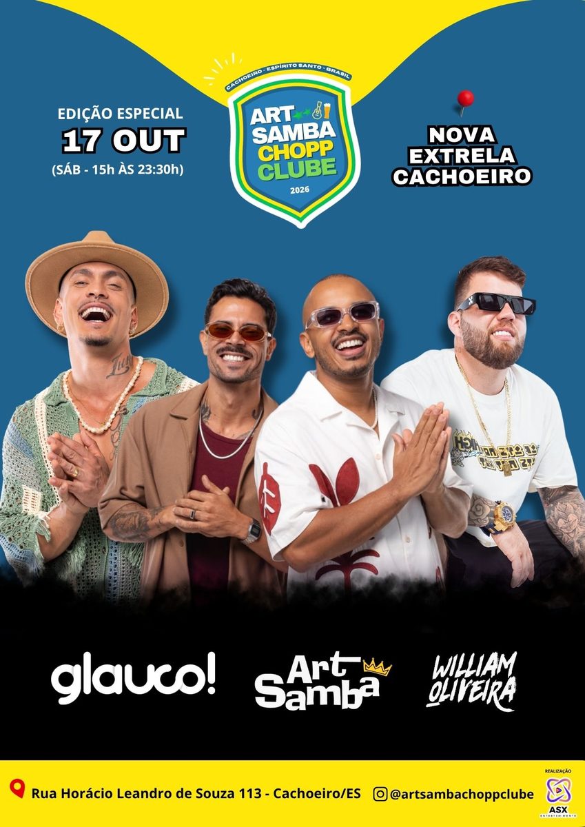 Imagem da fonte — ArtSamba Chopp Clube Cachoeiro (Edição Especial)