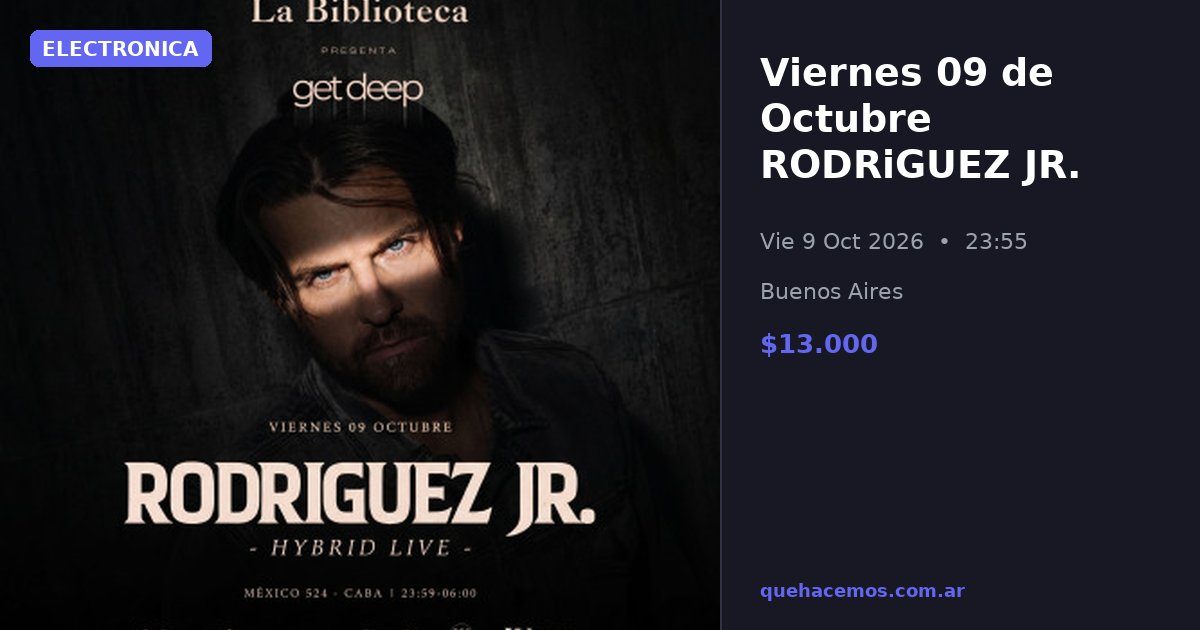 Imagem da fonte — Rodriguez Jr. @ La Biblioteca x My House