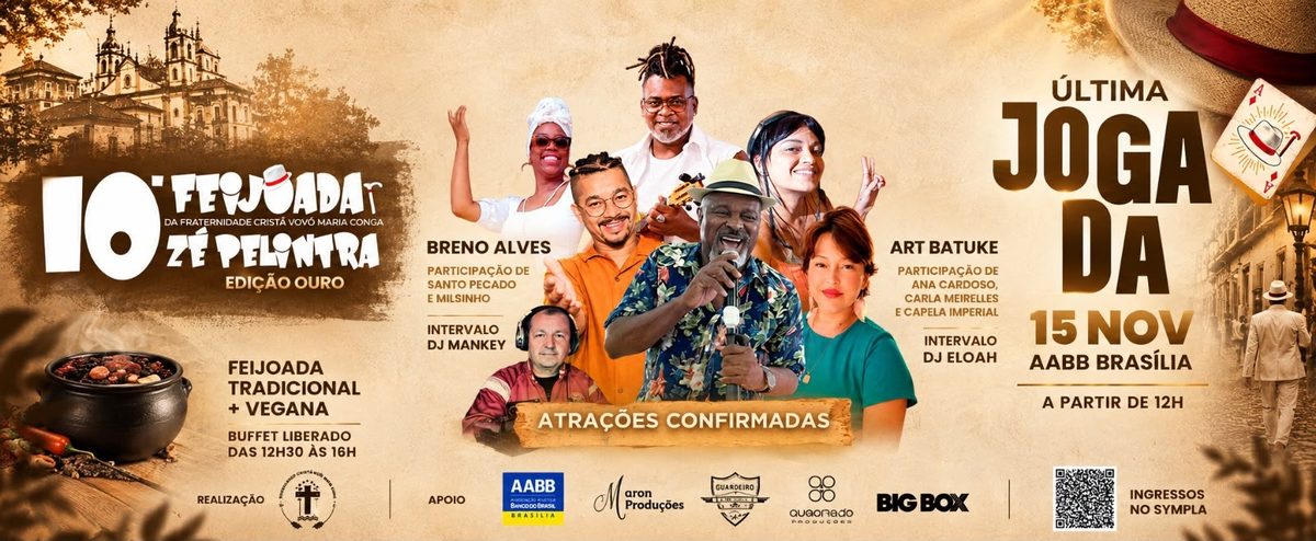 Source image — 10ª Feijoada Beneficente da Fraternidade Cristã Vovó Maria Conga - Edição Ouro Zé Pelintra