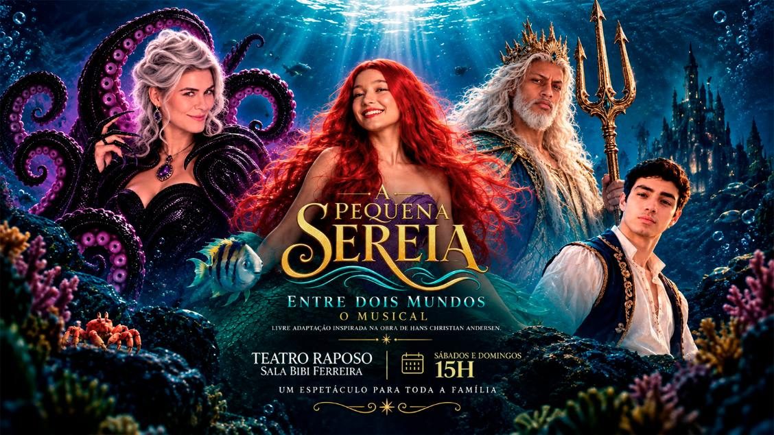 Bild der Quelle — A Pequena Sereia – Entre Dois Mundos – O Musical
