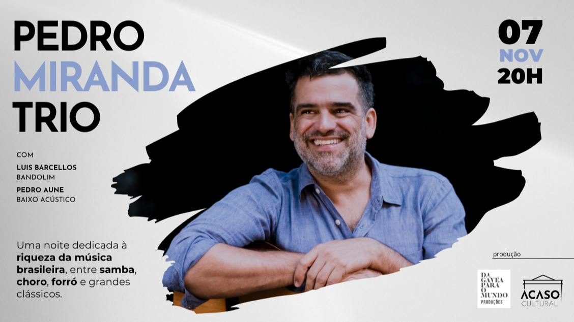 Imagem da fonte — Pedro Miranda Trio