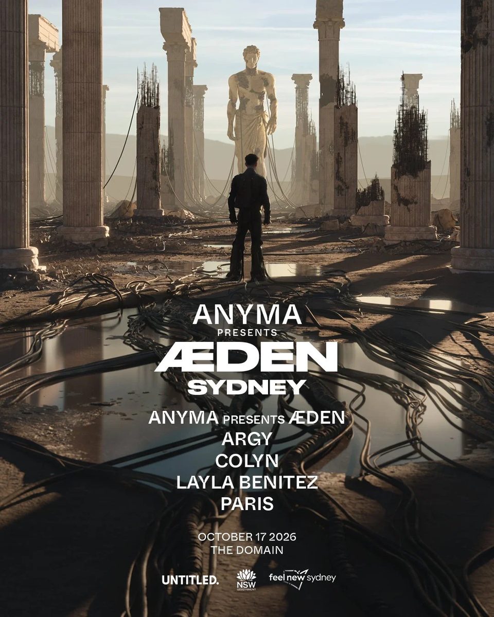 Afbeelding van de bron — Anyma - ÆDEN World Tour 2026 Sydney