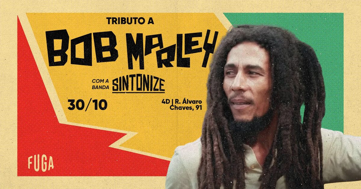 Imagen de la fuente — 30.10 | Tributo a Bob Marley - com a banda Sintonize e convidados