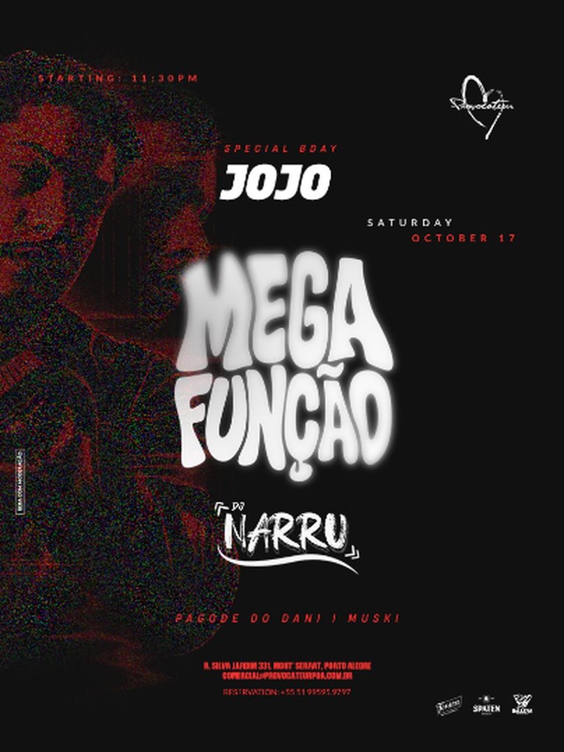 Imagem da fonte — Provocateur | Mega Função | DJ Narru