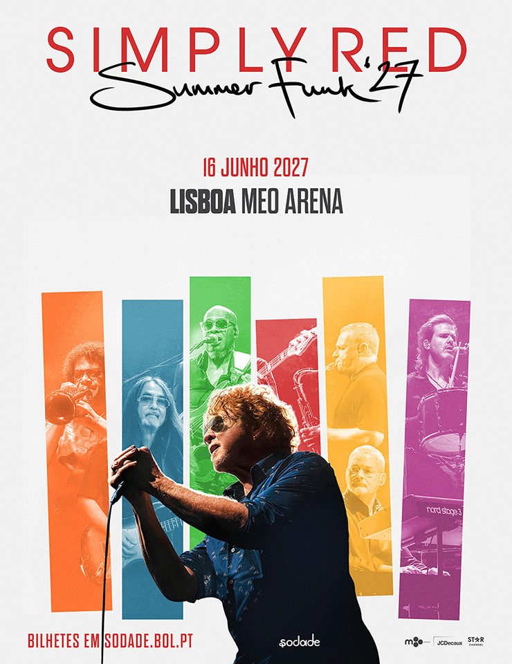 Imagem da fonte — Simply Red - Summer Funk ‘27 | LISBOA